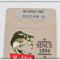 Heddon Black Shore Tiny Chugger Spook On Card