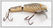 Vintage L&S Silver Scale With Opaque Eyes Bass Master Lure