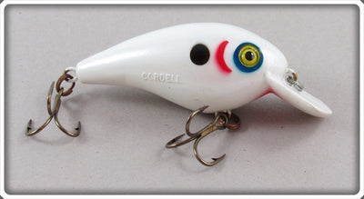 Vintage Cordell White Blue Eye Shadow Big O Lure 