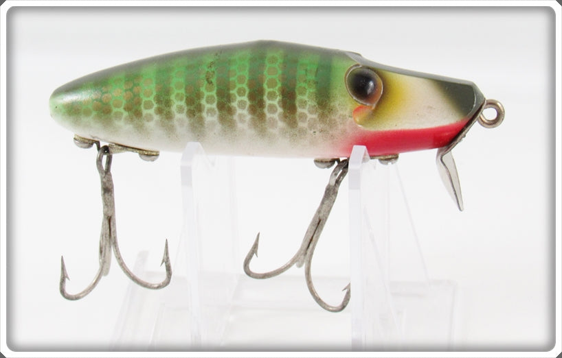 Vintage Wright & McGill Green Perch Hijacker Lure 