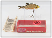 Vintage Norman Gold Mino Flash Lure In Box