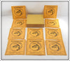 Vintage MacMasters Tackle Co Allwyr Leader Lot Of Ten In Box