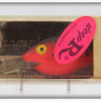 Vintage Rebel Orange Black Stripes Deep R Lure In Box