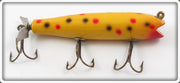 Vintage Creek Chub Yellow Spotted Spinnered Darter Lure
