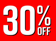 30% Off All Orders Wednesday Through Friday