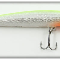 Vintage Bagley Chartreuse On Silver Foil Bang O Lure #4