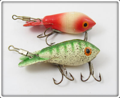 Bomber Bait Co Pair: Christmas Tree & Red/White