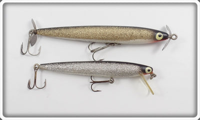 Heddon Wood Cobra Pair: Gold Glitter & Silver Glitter