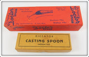 Vintage Doctor Spoon & Dictator Casting Spoon Empty Box Pair 