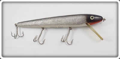 Heddon Silver Glitter Wood King Cobra