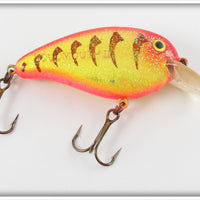 Vintage Mann's Chartreuse & Orange Loudmouth II Lure