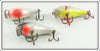 Mann's Bait Co Baby 1- Lot Of Three