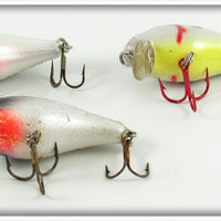 Mann's Bait Co Baby 1- Lot Of Three