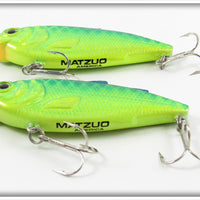 Matzuo America Chatreuse & Blue Crankbait Pair