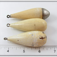 N.A.A.C.C. & N.A.S.A.C Casting Weight Lot Of Three