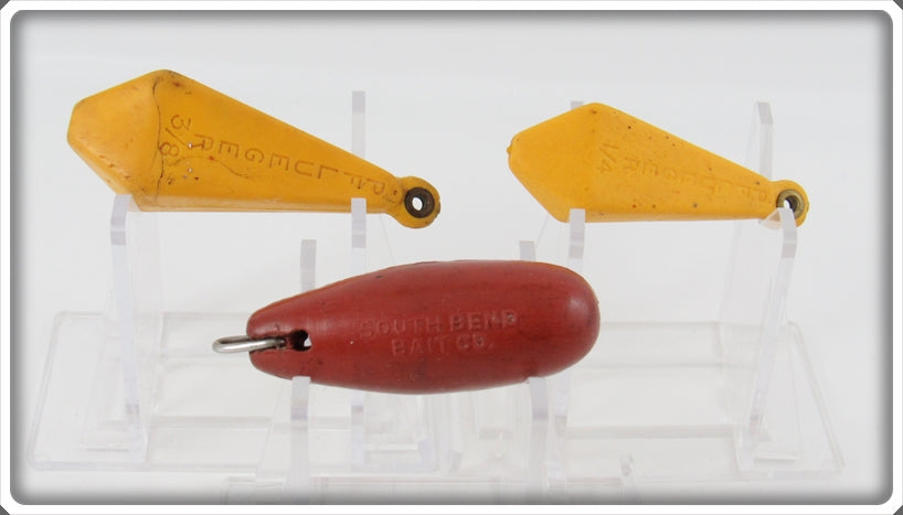 Vintage Pflueger & South Bend Casting Weight Lot Of Three 