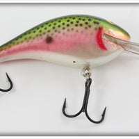 Vintage Metallic Rainbow Trout Crankbait Lure 