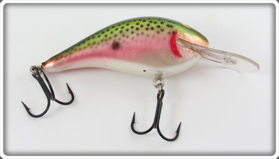 Vintage Metallic Rainbow Trout Crankbait Lure 
