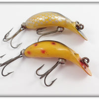 Heddon Tiny Tad Pair: Golden Shiner & Yellow Spotted