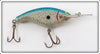 Vintage Tennessee Tuffy Silver & Blue Glitter Cranbait Lure
