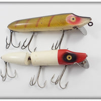 Heddon Red & White Jointed Vamp & Perch Vamp
