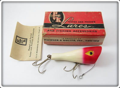 P&K Red & White Walkie Talkie In Correct Box With Paper