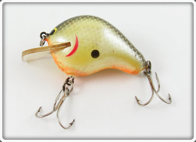 Vintage Bagley Black On Chartreuse Balsa B Lure 