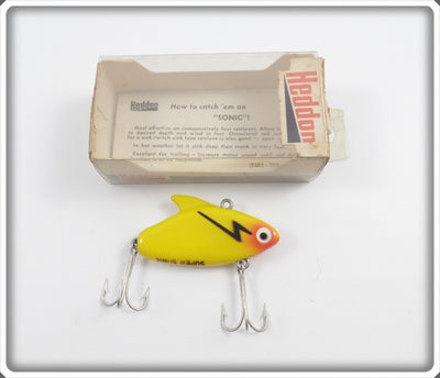 Heddon Yellow Super Sonic In Correct Box
