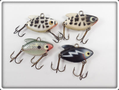 Heddon Ultra Sonic Lot Of Four: Coachdog, Shad, & Black