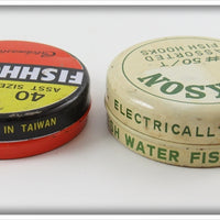 Catchmaster & Dickson Fish Hook Tin Pair