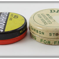 Catchmaster & Dickson Fish Hook Tin Pair