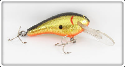 Vintage Bagley Black On Gold Foil Killer B Lure