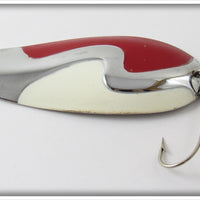 Vintage Kushner Tackle Co Red & White Kush Spoon Lure