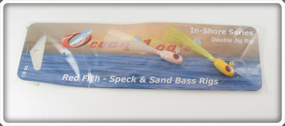 Ocean Logic Red Fish Speck & Sand Bass Rigs On Card 