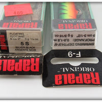 Rapala Firetiger & Silver Minnow Pair In Boxes