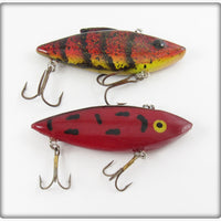 Crawdad & Glitter Crawdad Rattle Trap Type Lure Pair