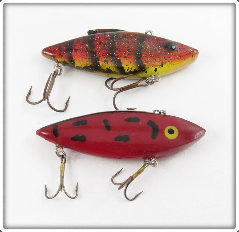 Crawdad & Glitter Crawdad Rattle Trap Type Lure Pair