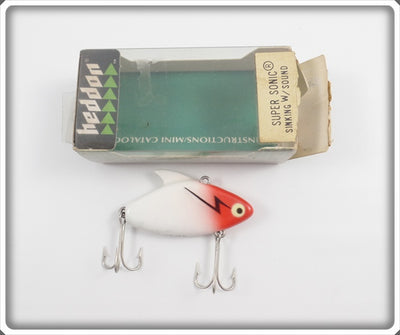 Heddon Red & White Super Sonic In Correct Box