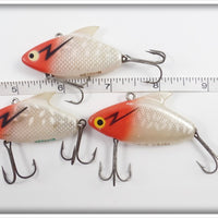 Heddon Red & White Super Sonic Lot Of Three