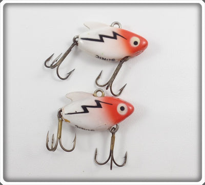 Heddon Red & White Ultra Sonic Pair