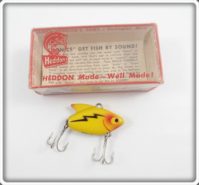 Heddon Yellow Sonic In Correct Box