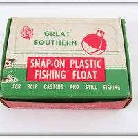 Great Southern Snap On Plastic Fishing Float Set In Box
