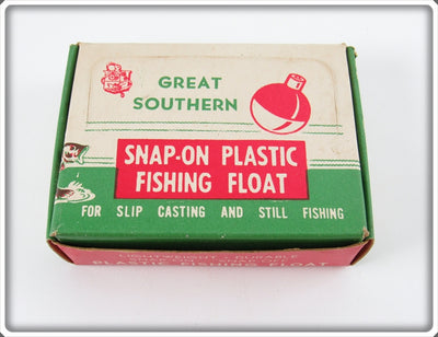 Great Southern Snap On Plastic Fishing Float Set In Box