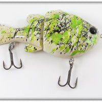 Green & Black Splatter Jointed Swimbait Lure 