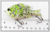 Green & Black Splatter Jointed Swimbait