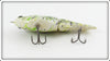 Green & Black Splatter Jointed Swimbait