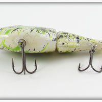 Green & Black Splatter Jointed Swimbait