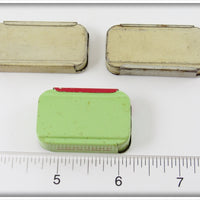 Pflueger & Shurkatch Split Shot Tin Lot Of Three