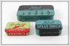 Shurkatch & Ideal Split Shot Tin Lot Of Three