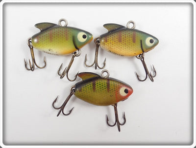 Heddon Ultra Sonic Lot Of Three: Sunfish & Perch